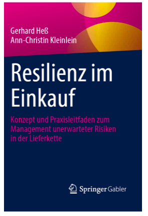 Titelbild des Buches Resilienz im Einkauf von Prof.Dr. Gerhard Heß und Ann-Christin Kleinlein