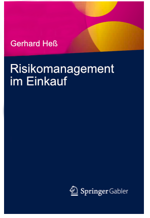 Titelbild des Buches Risikomanagement im Einkauf von Prof. Dr. Gerhard Heß